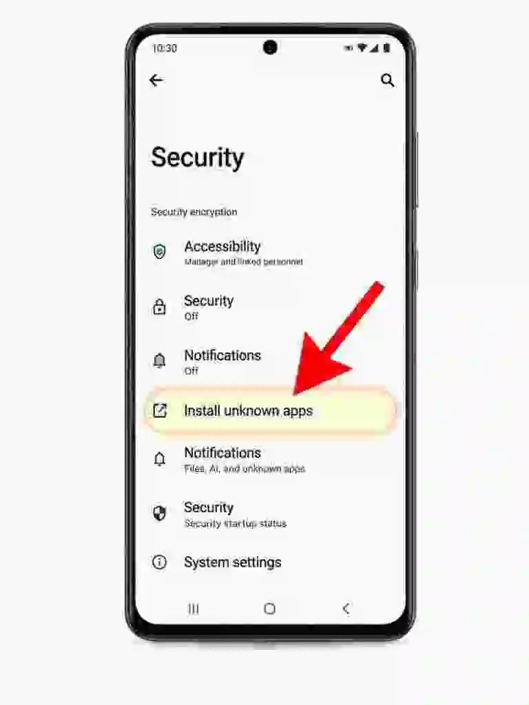 allow-download-from-unknown-sources